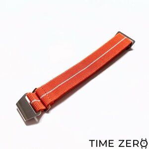 New Orange/White M.N. Watch Strap (The Mariner Collection)